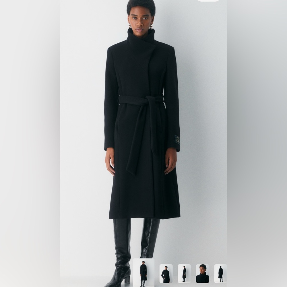 Green Belted Coat